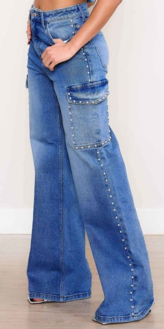 Pearl Trim Jeans