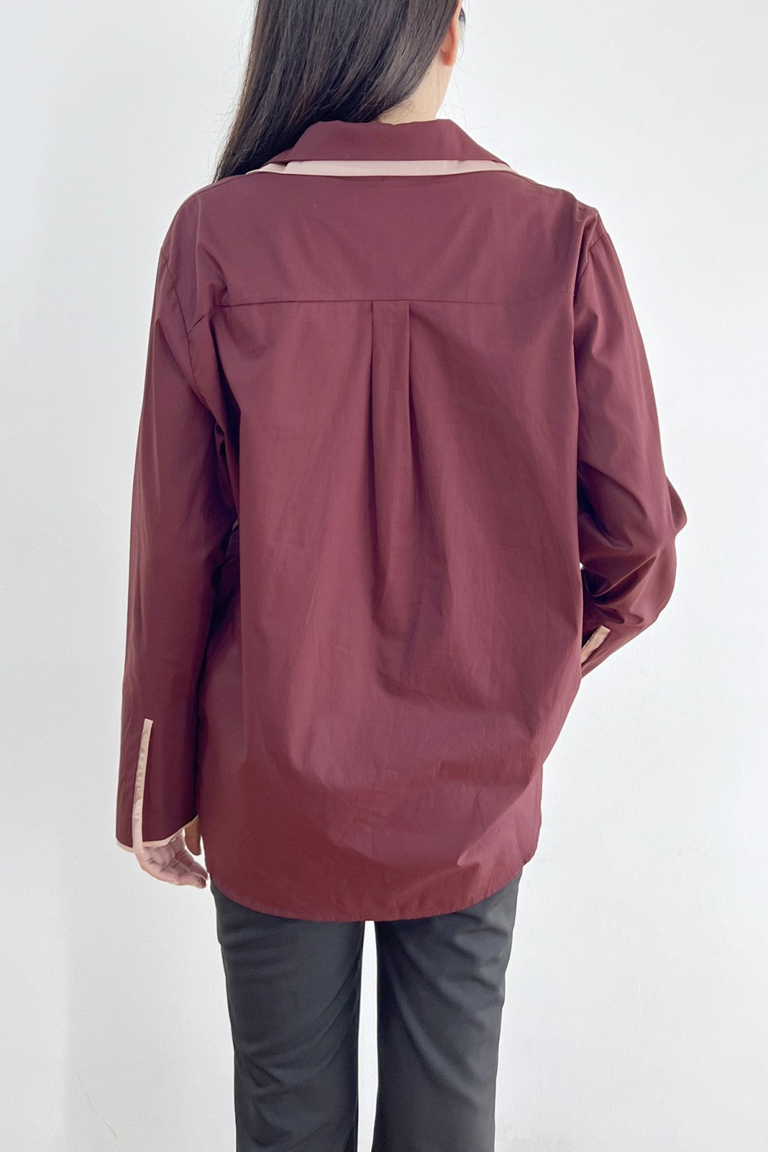 Contrast Trim Sun and Charm Button Shirt