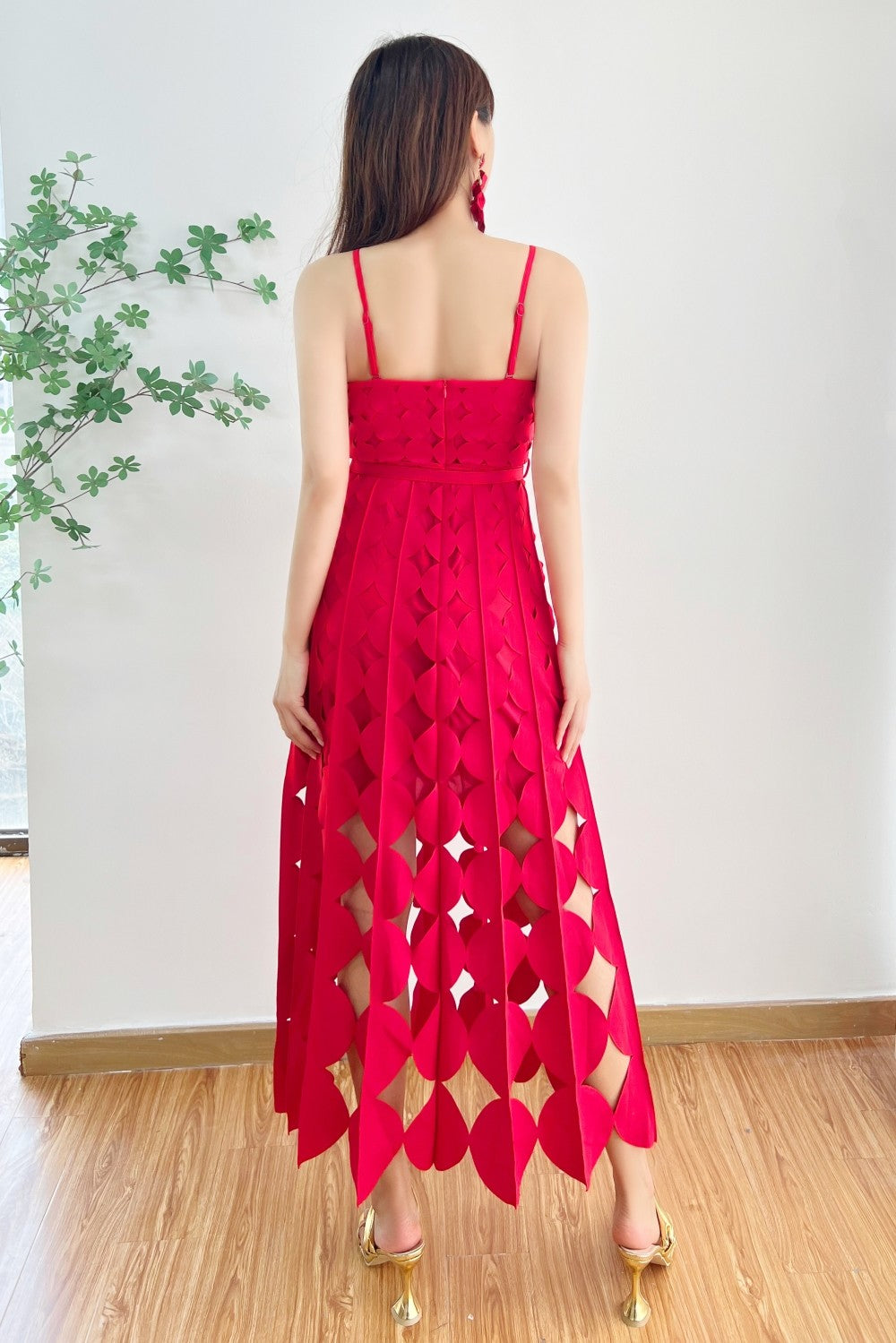 Circle Cutouts Dress