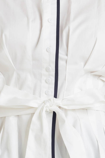 Double look white blouse