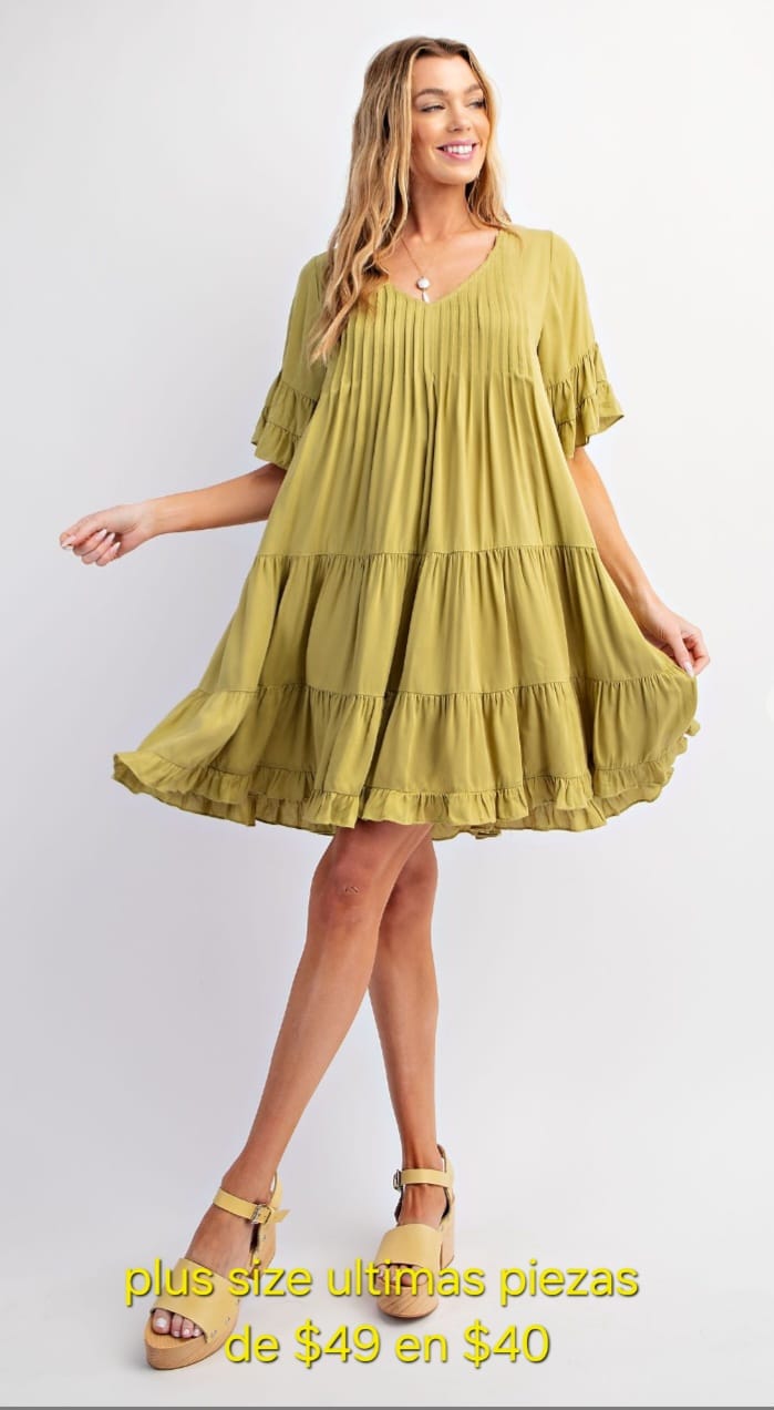 Green tea plus dress