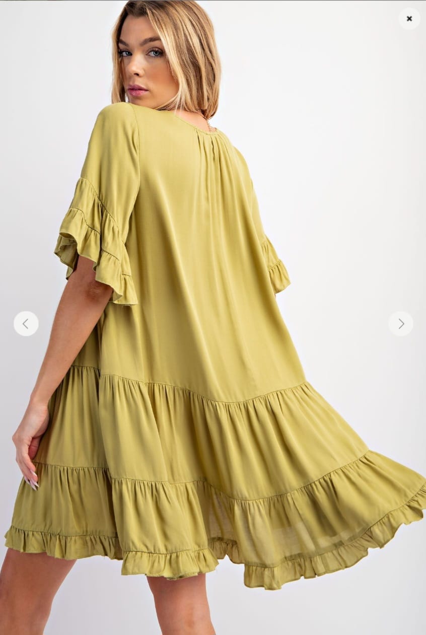 Green tea plus dress