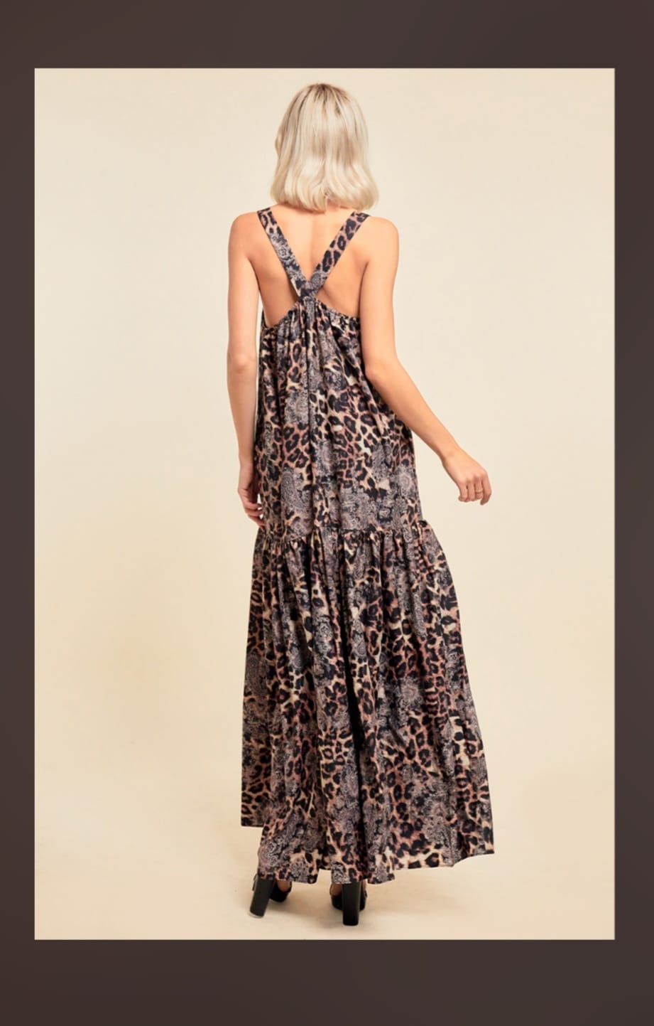 Animal print dress