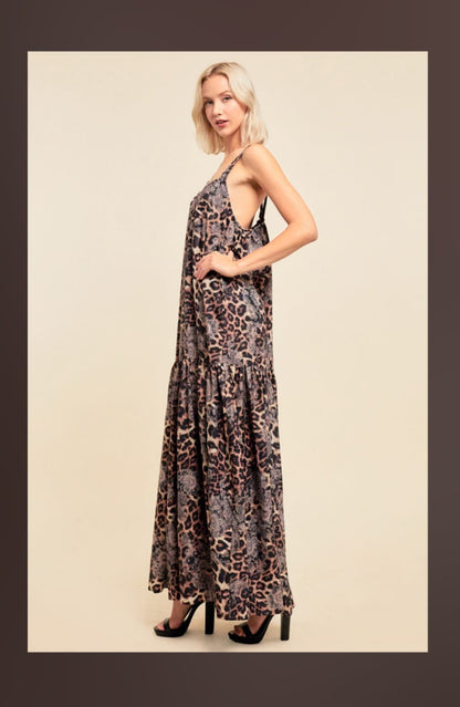 Animal print dress
