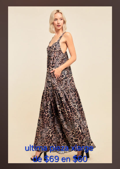 Animal print dress
