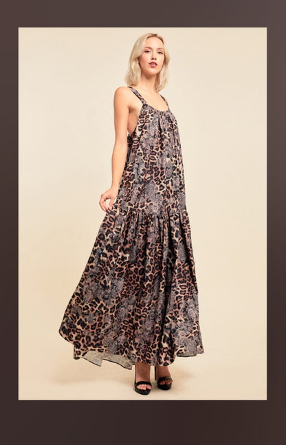Animal print dress
