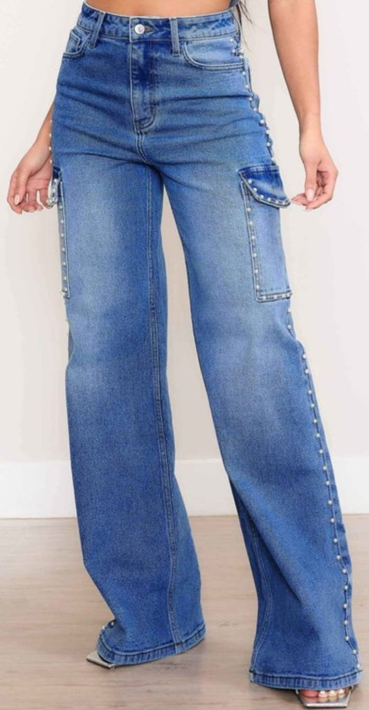 Pearl Trim Jeans