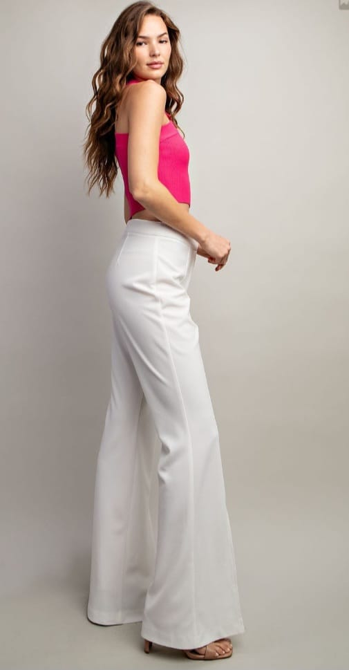 Front slit detail White pant