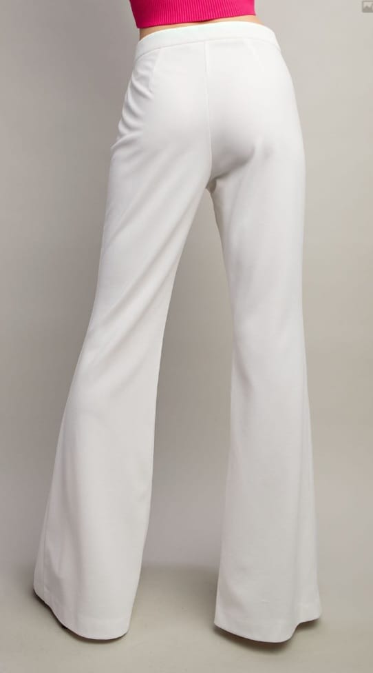 Front slit detail White pant