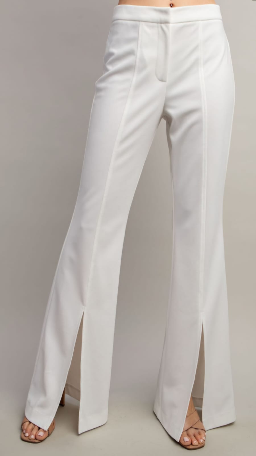 Front slit detail White pant