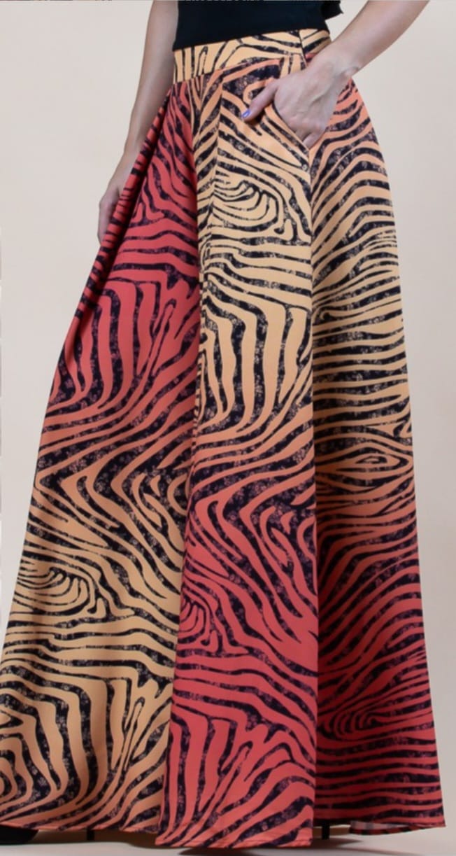 Animal Print Palazzo