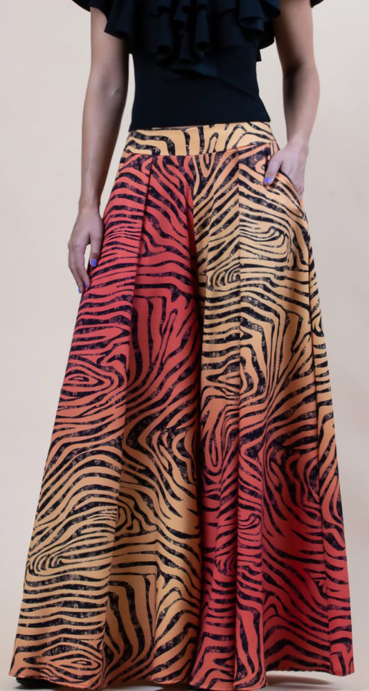 Animal Print Palazzo