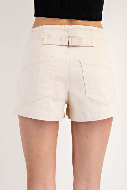 Button Shorts Front