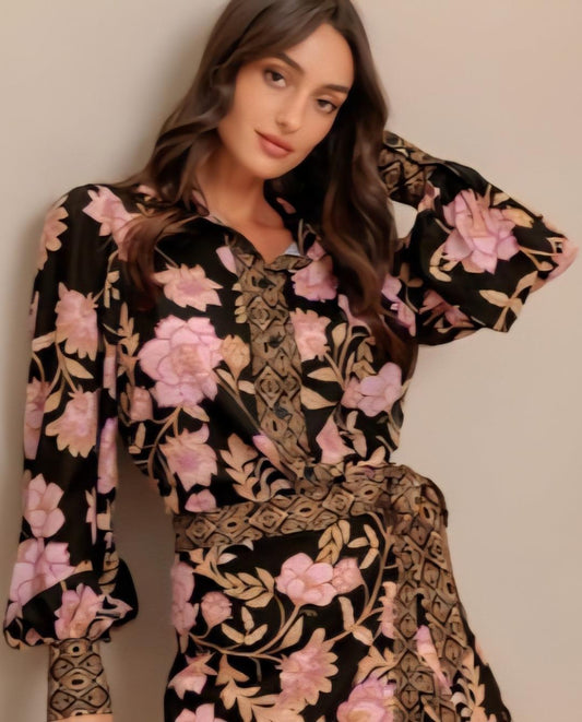 Rose Flower Blouse
