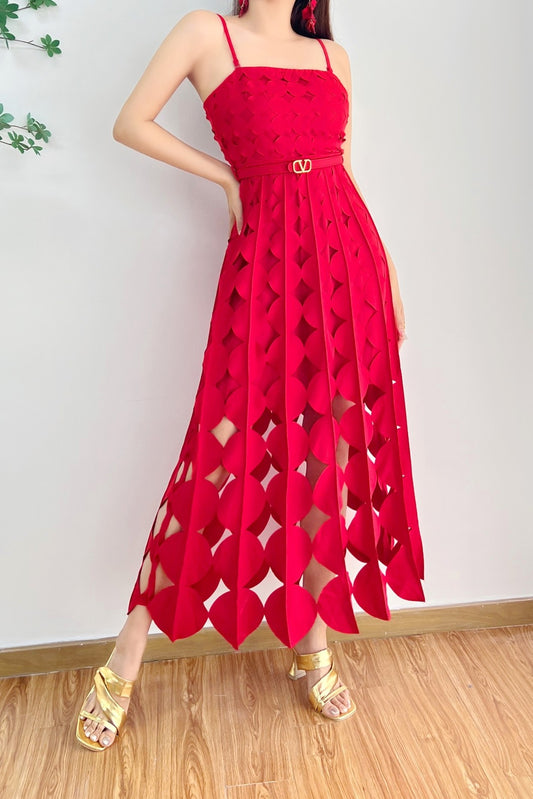 Circle Cutouts Dress