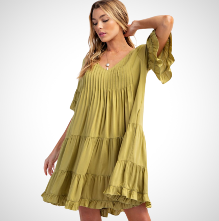 Green tea plus dress