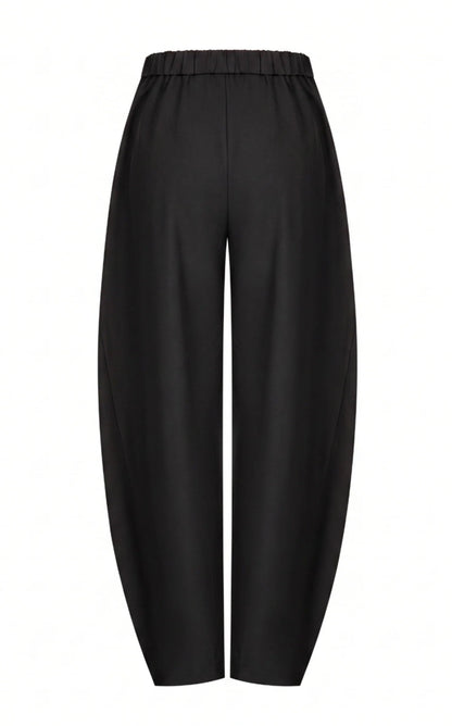 Black barrel pant set