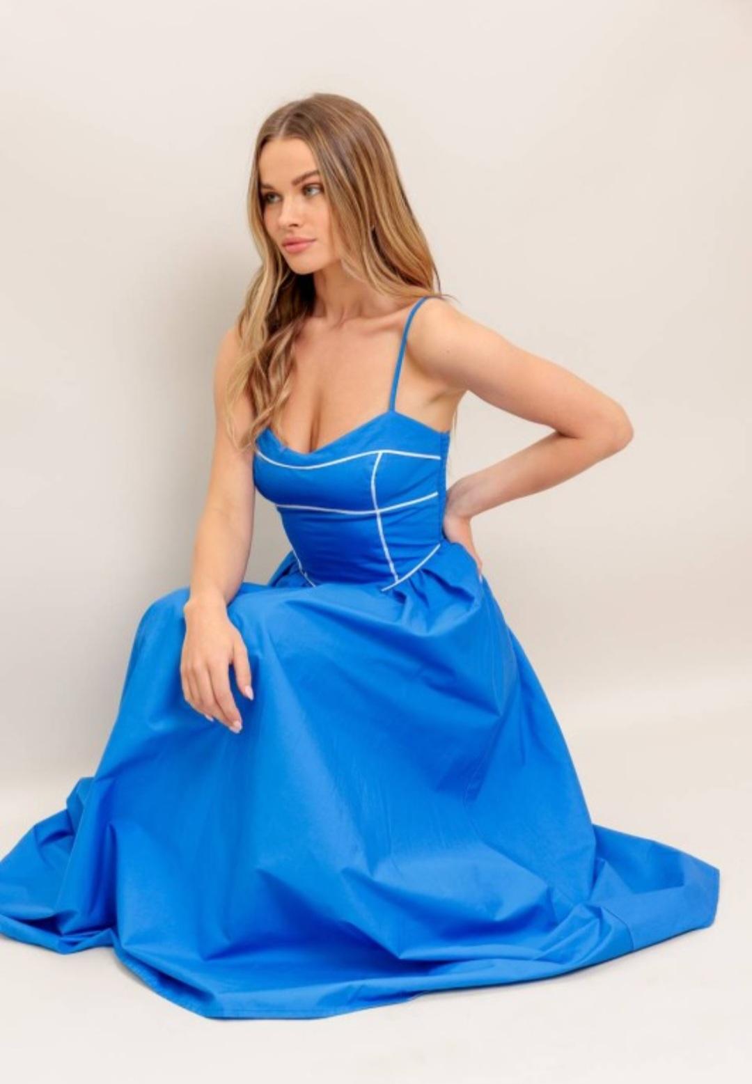 Blue Maxi Dress