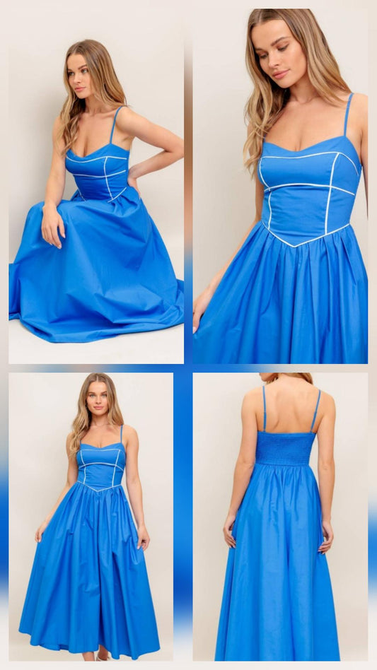Blue Maxi Dress