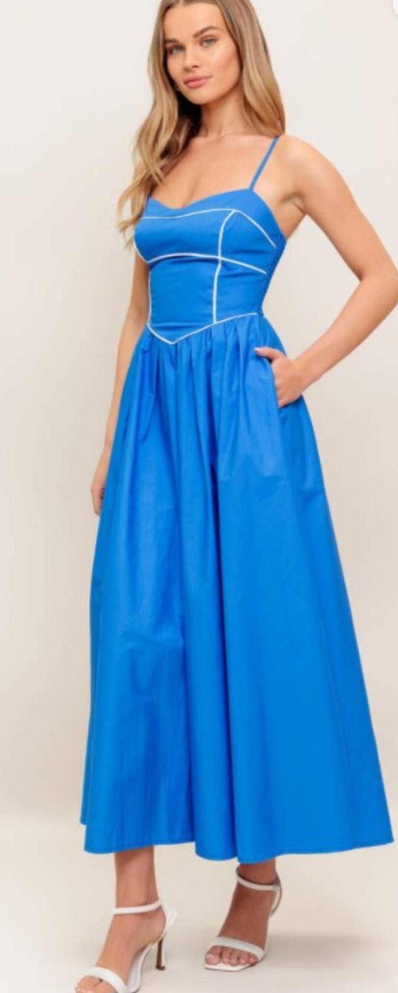 Blue Maxi Dress